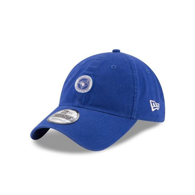 MLB Toronto Blue Jays Patched Essential 9Twenty Adjustable (SBY1322) - Blue New Era Caps